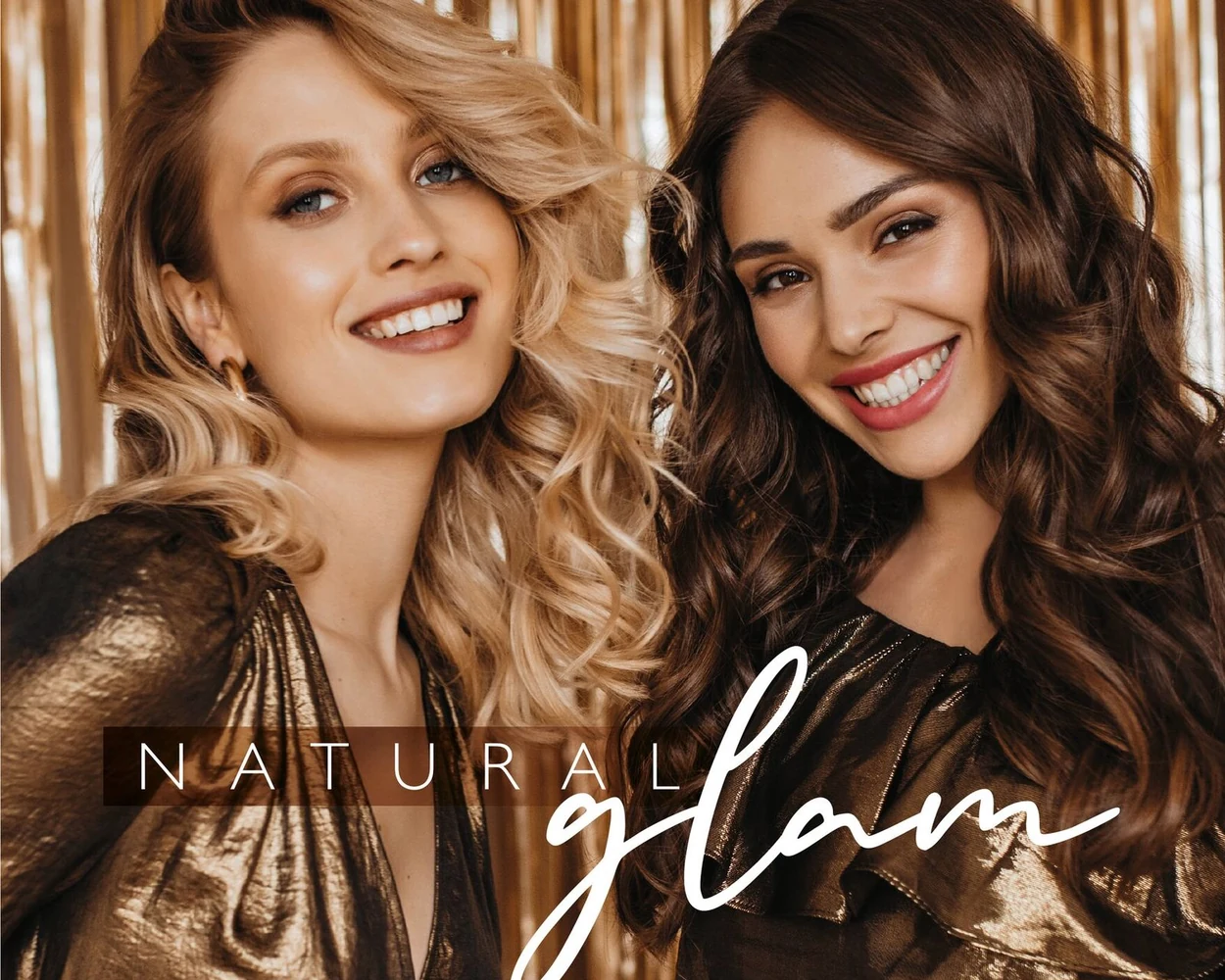 Natürliches Glamour-Look mit Alcina-Produkten, aus dem Original-Auftritt des Salons